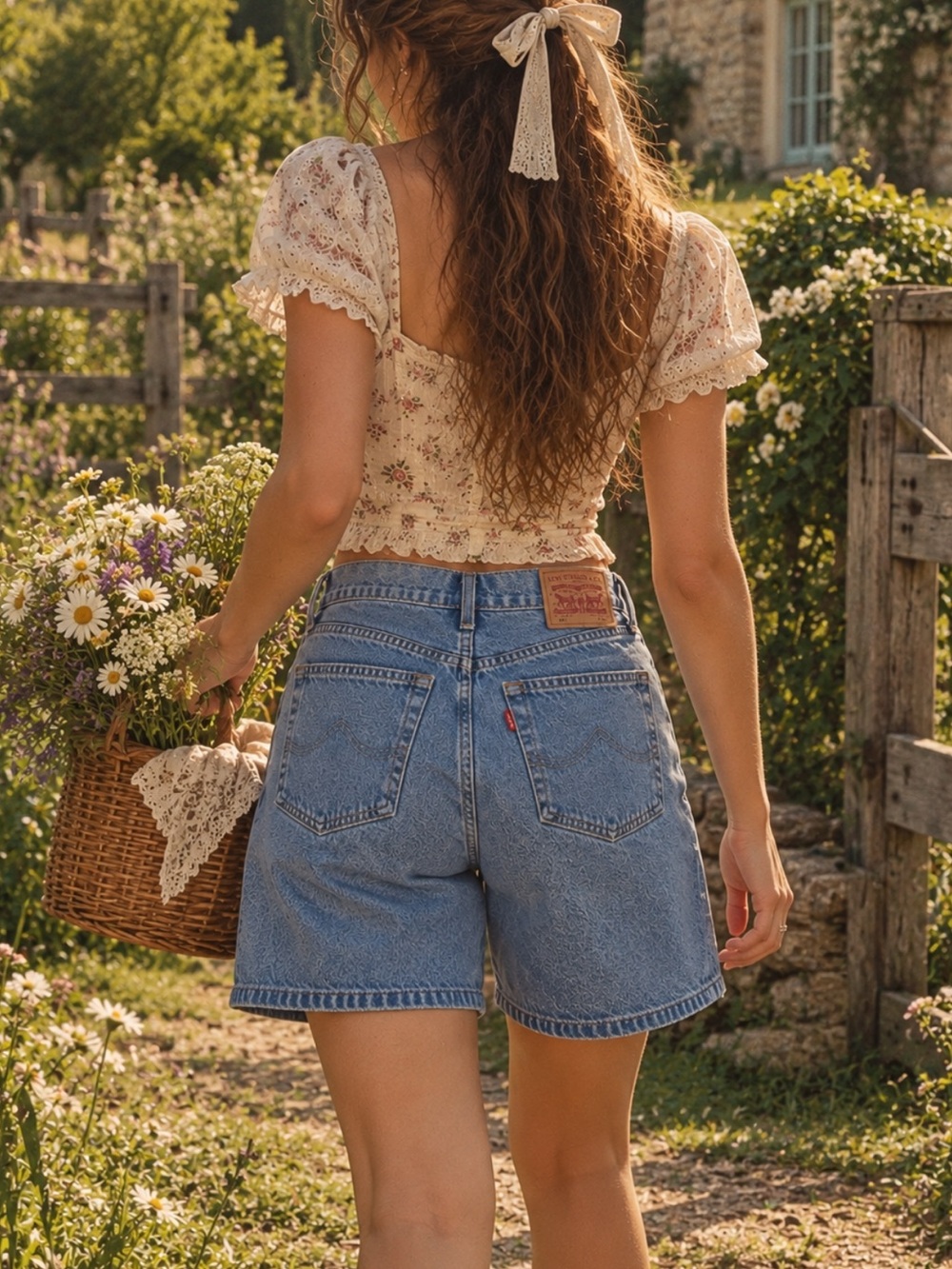 Levi’s 501 Original Distressed Denim Cutoff Shorts W26 Light Wash Button Fly